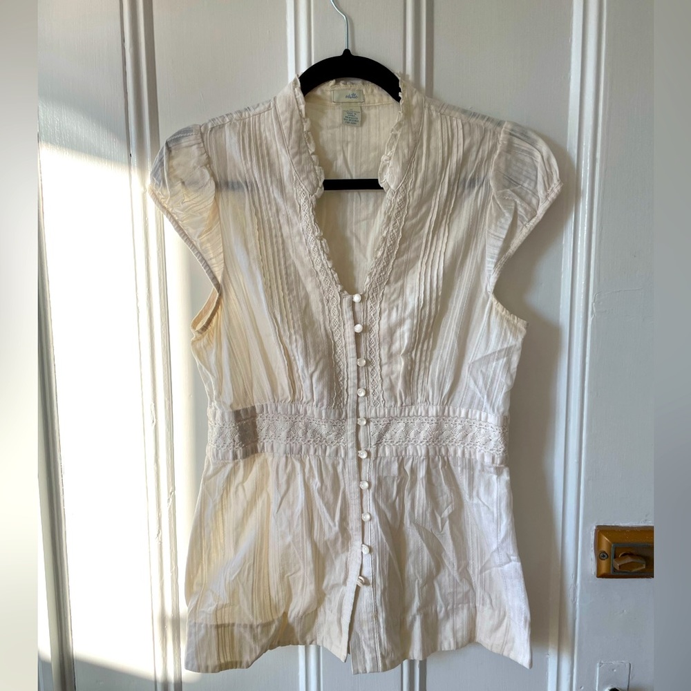 Corset style Anthropologie Blouse